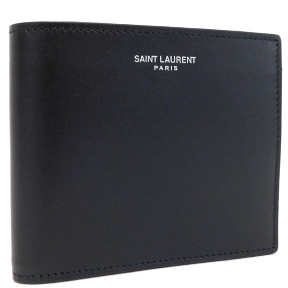 Saint Laurent Wallet Yves black leather - Picture 1 of 8